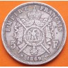FRANCIA 5 FRANCOS 1869 BB Ceca de ESTRASBURGO EMPERADOR NAPOLEON III KM.799.2 MONEDA DE PLATA MBC France R/1