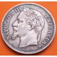 FRANCIA 5 FRANCOS 1869 BB Ceca de ESTRASBURGO EMPERADOR NAPOLEON III KM.799.2 MONEDA DE PLATA MBC France R/1
