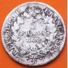 . 1ª REPÚBLICA x FRANCIA 5 FRANCOS 1800 L'AN 9 BURDEOS Letra K UNION et FORCE KM.288 MONEDA DE PLATA France Bourdeaux