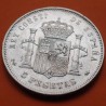 ESPAÑA 5 PESETAS 1891 * 18 91 PGM REY ALFONSO XIII KM.689 MONEDA DE PLATA (DURO) Spain silver R/5