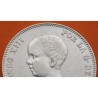 ESPAÑA 5 PESETAS 1891 * 18 91 PGM REY ALFONSO XIII KM.689 MONEDA DE PLATA (DURO) Spain silver R/5