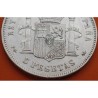 ESPAÑA 5 PESETAS 1891 * 18 91 PGM REY ALFONSO XIII KM.689 MONEDA DE PLATA (DURO) Spain silver R/5