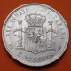 ESPAÑA 5 PESETAS 1884 * 18 84 MSM REY ALFONSO XII KM.688 MONEDA DE PLATA (DURO) Spain silver R/4