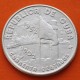 . @ESCASA@ CUBA 40 CENTAVOS 1952 BANDERA - ARBOL - 50 AÑOS DE LIBERTAD y PROGRESO KM.25 MONEDA DE PLATA EBC silver coin R/3
