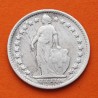 SUIZA 1/2 FRANCO 1920 B DAMA HELVETICA CON ESCUDO y LANZA KM.23 MONEDA DE PLATA MUY CIRCULADA Switzerland silver Half franc R/2