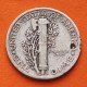ESTADOS UNIDOS 10 CENTAVOS DIME 1942 P MERCURY KM.140 MONEDA DE PLATA MBC- USA silver coin WWII R/1