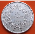 FRANCIA 10 FRANCOS 1966 HERCULES KM.932 MONEDA DE PLATA EBC + IMPERFECCIONES France 10 Francs 0,72 ONZAS R/4
