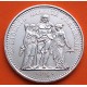 FRANCIA 10 FRANCOS 1966 HERCULES KM.932 MONEDA DE PLATA EBC + IMPERFECCIONES France 10 Francs 0,72 ONZAS R/4