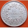FRANCIA 10 FRANCOS 1967 HERCULES KM.932 MONEDA DE PLATA EBC + IMPERFECCIONES France 10 Francs 0,72 ONZAS R/4