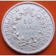 FRANCIA 10 FRANCOS 1968 HERCULES KM.932 MONEDA DE PLATA EBC + IMPERFECCIONES France 10 Francs 0,72 ONZAS R/4