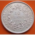 FRANCIA 10 FRANCOS 1970 HERCULES KM.932 MONEDA DE PLATA EBC + IMPERFECCIONES France 10 Francs 0,72 ONZAS R/4