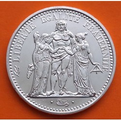 FRANCIA 10 FRANCOS 1970 HERCULES KM.932 MONEDA DE PLATA EBC + IMPERFECCIONES France 10 Francs 0,72 ONZAS R/4