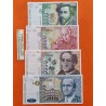 . 4 billetes MUY CIRCULADOS x ESPAÑA 1000+2000+5000+10000 PESETAS 1992 JUAN CARLOS I Pick 163+164+165+166