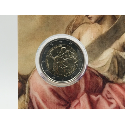 . @ENVÍO HOY@ SAN MARINO 2 EUROS 2026 TIZIANO 450 AÑOS DE SU MUERTE Pintor 1ª MONEDA CONMEMORATIVA ESTUCHE BLISTER