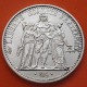 FRANCIA 10 FRANCOS 1965 HERCULES KM.932 MONEDA DE PLATA EBC + IMPERFECCIONES France 10 Francs 0,72 ONZAS R/4