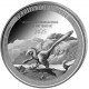 . @16/ABRIL Envío@ CONGO 20 FRANCOS 2026 VELOCIRAPTOR Dinosaurio 6ª MONEDA DE PLATA PURA 1 ONZA OZ 2ª Prehistoric Life