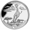 CONGO 20 FRANCOS 2019 JIRAFA AFRICANA World's Wildlife 1ª MONEDA DE PLATA ONZA OZ cápsula THE GIRAFFE