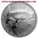. @RARA@ TUVALU 1 DOLAR 2016 STAR TREK USS ENTERPRISE MONEDA DE PLATA PURA SC $1 Dollar coin 1 ONZA 2016 OZ OUNCE