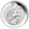 AUSTRALIA 1 DOLAR 2020 KOOKABURRA PAJARO 30 ANIVERSARIO 1990 MONEDA DE PLATA PURA SC $1 Dollar OZ silver 1 ONZA