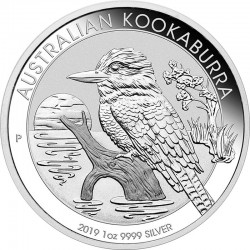 AUSTRALIA 1 DOLAR 2019 KOOKABURRA PAJARO MONEDA DE PLATA PURA SC $1 Dollar Coin OZ OUNCE silver bullion ONZA