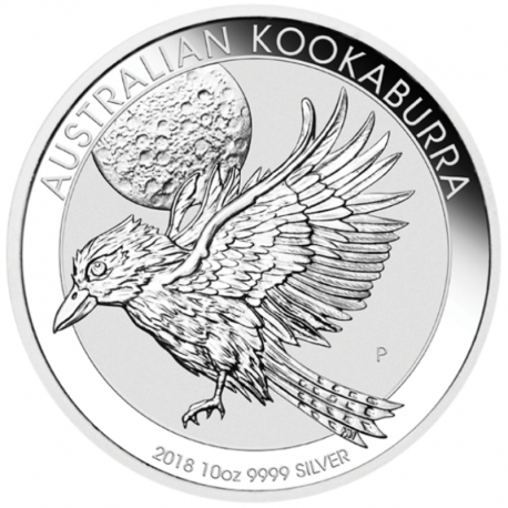 AUSTRALIA 1 DOLAR 2018 KOOKABURRA PAJARO MONEDA DE PLATA PURA $1 Dollar Coin OZ OUNCE silver bullion ONZA
