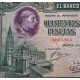 ESPAÑA 500 PESETAS 1928 CARDENAL CISNEROS Sin Serie 0697514 Pick 44 BILLETE MBC + IMPERFECCIONES Spain banknote