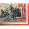. @ESPECTACULAR y MUY RARO@ ESPAÑA 500 PESETAS 1935 HERNAN CORTES Sin Serie 1385235 Pick 89 BILLETE SIN CIRCULAR SC PLANCHA
