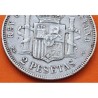 . @RARA@ ESPAÑA Rey ALFONSO XIII 2 PESETAS 1894 * 18 94 PGV Tipo "RIZOS" MONEDA DE PLATA KM.704 Spain silver coin R/3