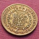 . @RARA@ ESPAÑA Rey CARLOS III 2 ESCUDOS 1775 M. PJ. Ceca de MADRID KM.417.1 MONEDA DE ORO Spain gold coin