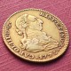 . @RARA@ ESPAÑA Rey CARLOS III 2 ESCUDOS 1775 M. PJ. Ceca de MADRID KM.417.1 MONEDA DE ORO Spain gold coin
