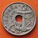 @FLECHAS INVERTIDAS@ ESPAÑA 50 CENTIMOS 1949 * 19 51 FRANCO ESTADO ESPAÑOL FRANCO MONEDA DE NICKEL MBC @RARA@ R/4