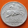 ESPAÑA 10 CENTIMOS 1953 JINETE IBERICO KM.766 MONEDA DE ALUMINIO EBC Estado Español ESPAÑOL FRANCISCO FRANCO R/1