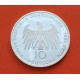 @PROOF - CÁPSULA@ ALEMANIA 10 MARCOS 1991 A PUERTA BRADENBURGO KM.177 MONEDA DE PLATA German silver