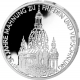 @PROOF + CÁPSULA@ ALEMANIA 10 MARCOS 1995 J RUINAS DE FRAUEN KIRCHE EN DRESDE KM.185 MONEDA DE PLATA Germany 10 Marks silver BRD