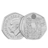 . 1 aaacoin INGLATERRA 50 PENIQUES 2024 HAN SOLO y CHEWBACC 4ª MONEDA DE NICKEL Mint Set