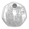 . 1 aaacoin INGLATERRA 50 PENIQUES 2024 HAN SOLO y CHEWBACC 4ª MONEDA DE NICKEL Mint Set