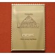 0,70 Onzas LINGOTE DE PLATA PURA y BAÑO DE ORO x ESPAÑA forma de sello 25 CENTIMOS Correo Aéreo VICENTE YAÑEZ PINZON