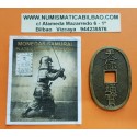 @MONEDA SAMURAI@ JAPON 100 MON 1835 1890 Periodo EDO Emperador TEMPO TSUHO KM.7 COBRE/LATON Japan coin