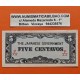 JAPON 5 CENTAVOS 1942 OCUPACION DE FILIPINAS 2ª GUERRA MUNDIAL Pick 103A BILLETE EBC Japanese Occupation WWII