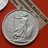 @1 ONZA 2020@ INGLATERRA 2 LIBRAS 2020 BRITANNIA MONEDA DE PLATA SC United Kingdom £2 Pounds silver coin OZ OUNCE