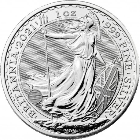 . 1 aaaaaacoin INGLATERRA 2 LIBRAS 2021 BRITANNIA MONEDA DE PLATA United Kingdom £2 Pounds silver OZ 1 ONZA