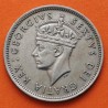 CHIPRE 1 SHILLING 1949 LEONES HERÁLDICOS y REY JORGE VI KM.31 MONEDA DE NICKEL MBC+ Cyprus Zypern