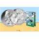 20 monedas LOS PITUFOS x FRANCIA 10 EUROS 2020 Serie 1ª + 2ª PLATA SC ESTUCHE tipo LIBRO LES SCHTROUMPFS