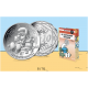 20 monedas LOS PITUFOS x FRANCIA 10 EUROS 2020 Serie 1ª + 2ª PLATA SC ESTUCHE tipo LIBRO LES SCHTROUMPFS