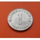 ALEMANIA 1 REICHSPFENNIG 1943 B AGUILA SOBRE ESVASTICA NAZI III REICH KM.97 MONEDA DE ZINC MBC++ Germany