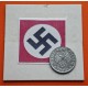 ALEMANIA 1 REICHSPFENNIG 1944 B AGUILA SOBRE ESVASTICA NAZI III REICH KM.97 MONEDA DE ZINC MBC++ Germany III REICH