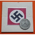ALEMANIA 1 REICHSPFENNIG 1944 B AGUILA SOBRE ESVASTICA NAZI III REICH KM.97 MONEDA DE ZINC MBC++ Germany III REICH