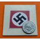ALEMANIA 5 REICHSPFENNIG 1941 A AGUILA SOBRE ESVASTICA NAZI KM.100 MONEDA DE ZINC MBC- Germany III Reich WWII R/1