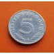 ALEMANIA 5 REICHSPFENNIG 1941 F AGUILA SOBRE ESVASTICA NAZI KM.100 MONEDA DE ZINC EBC- Germany III Reich WWII R/2