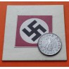 ALEMANIA 5 REICHSPFENNIG 1942 A AGUILA SOBRE ESVASTICA NAZI KM.100 MONEDA DE ZINC EBC- Germany III Reich WWII